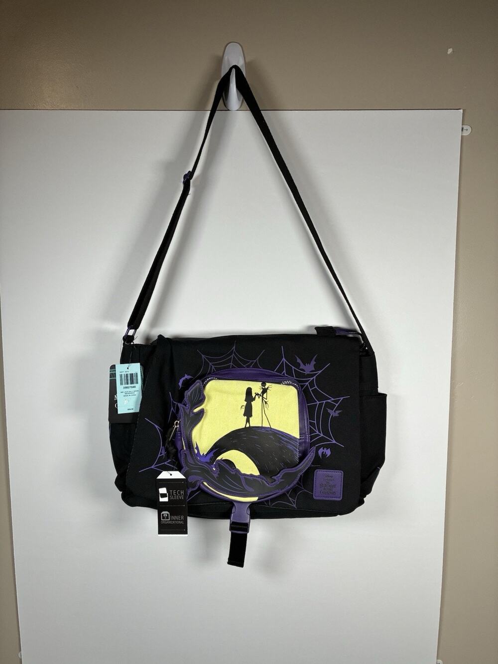 Nightmare Before Christmas Messenger Bag Jack Sally Moon NWT Disney Crossbody